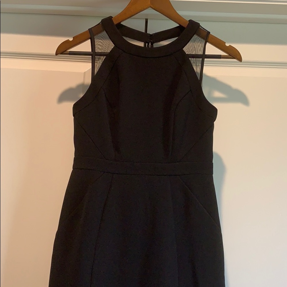 WHBM Black Fitted Dress